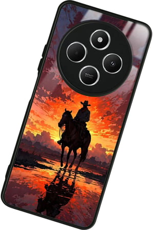 Xiaomi Redmi 14C Uyumlu RDR2 Tasarımlı Parlak Silikon Kılıf