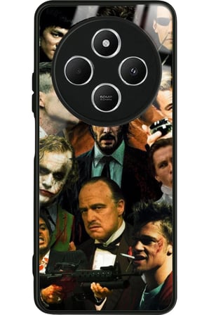 Xiaomi Redmi 14C Uyumlu Film Karakterleri Tasarımlı Parlak Silikon Kılıf