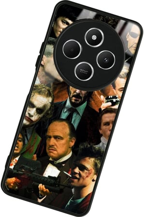 Xiaomi Redmi 14C Uyumlu Film Karakterleri Tasarımlı Parlak Silikon Kılıf