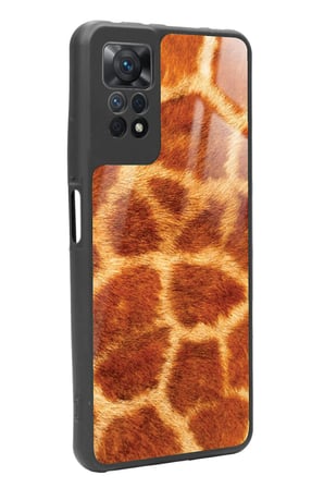 Xiaomi Redmi Note 11 Pro Uyumlu Sarı Leopar Tasarımlı Parlak Silikon Kılıf