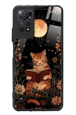 Xiaomi Redmi Note 11 Pro Uyumlu Kedi Tasarımlı Parlak Silikon Kılıf