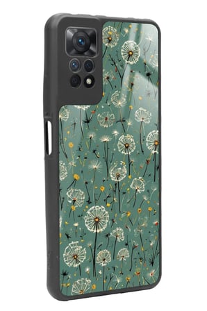 Xiaomi Redmi Note 11 Pro Uyumlu Karışık Çiçek Tasarımlı Parlak Silikon Kılıf