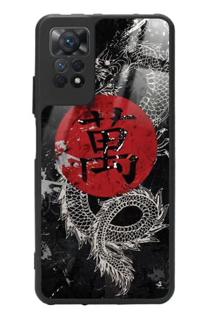 Xiaomi Redmi Note 11 Pro Uyumlu Dragon Tasarımlı Parlak Silikon Kılıf