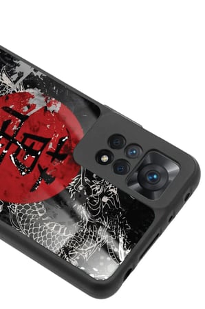 Xiaomi Redmi Note 11 Pro Uyumlu Dragon Tasarımlı Parlak Silikon Kılıf