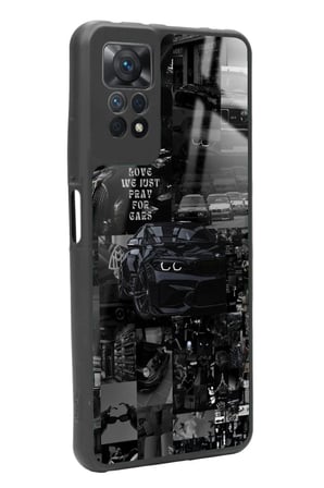 Xiaomi Redmi Note 11 Pro Uyumlu Araba Posteri Tasarımlı Parlak Silikon Kılıf