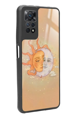Xiaomi Redmi Note 11 Pro Uyumlu Güneş Tasarımlı Parlak Silikon Kılıf