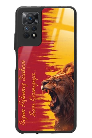 Xiaomi Redmi Note 11 Pro Uyumlu Aslan Tasarımlı Parlak Silikon Kılıf