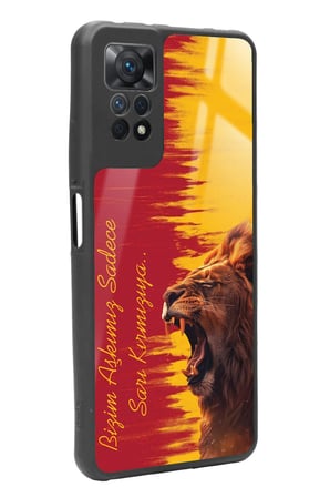 Xiaomi Redmi Note 11 Pro Uyumlu Aslan Tasarımlı Parlak Silikon Kılıf