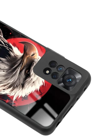 Xiaomi Redmi Note 11 Pro Uyumlu Kartal Tasarımlı Parlak Silikon Kılıf