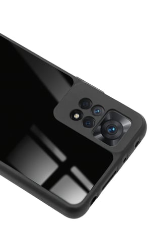 Xiaomi Redmi Note 11 Pro Uyumlu A Harfi Yazılı Parlak Silikon Kılıf