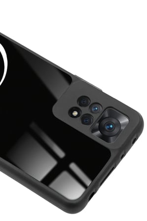 Xiaomi Redmi Note 11 Pro Uyumlu H Harfi Yazılı Parlak Silikon Kılıf
