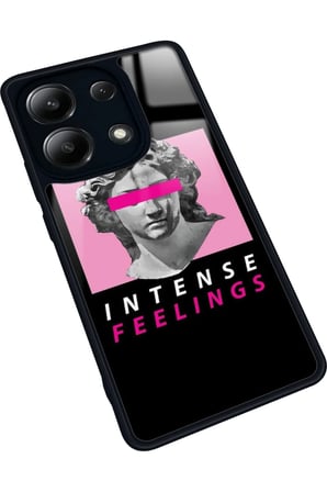 Xiaomi Redmi Note 13 4G Uyumlu Intense Feelıngs Tasarımlı Parlak Silikon Kılıf
