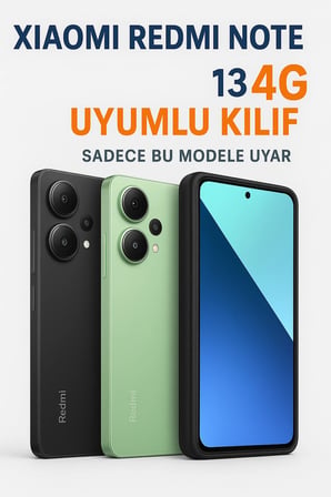 Xiaomi Redmi Note 13 4G Uyumlu Intense Feelıngs Tasarımlı Parlak Silikon Kılıf
