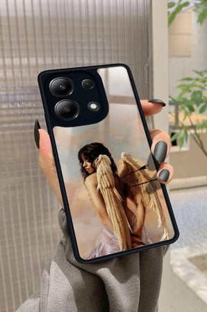 Xiaomi Redmi Note 13 4G Uyumlu Melek Tasarımlı Parlak Silikon Kılıf