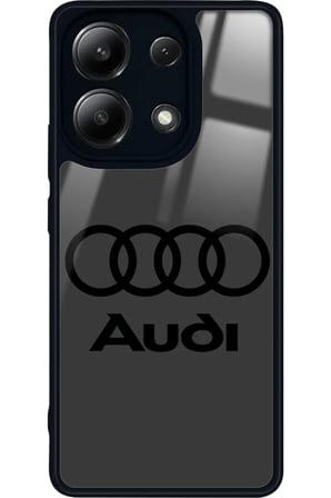 Xiaomi Redmi Note 13 4G Uyumlu Araba Logosu Tasarımlı Parlak Silikon Kılıf