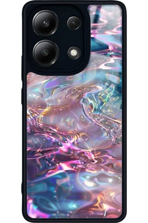 Xiaomi Redmi Note 13 Pro 4G Uyumlu Simli Dalga Tasarımlı Parlak Silikon Kılıf