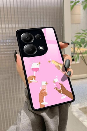 Xiaomi Redmi Note 13 Pro 4G Uyumlu Girl Power Tasarımlı Parlak Silikon Kılıf