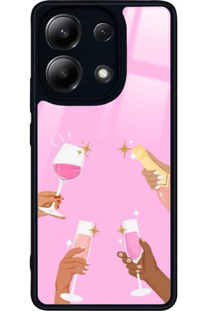Xiaomi Redmi Note 13 Pro 4G Uyumlu Girl Power Tasarımlı Parlak Silikon Kılıf
