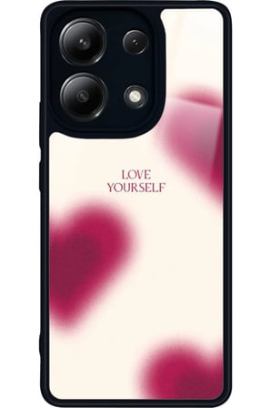 Xiaomi Redmi Note 13 Pro 4G Uyumlu Love Yazılı Parlak Silikon Kılıf
