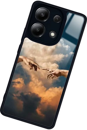 Xiaomi Redmi Note 13 Pro 4G Uyumlu Tablo Tasarımlı Parlak Silikon Kılıf