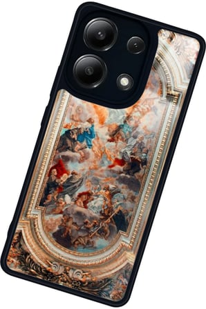 Xiaomi Redmi Note 13 Pro 4G Uyumlu Rönesans Tasarımlı Parlak Silikon Kılıf