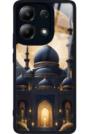 Xiaomi Redmi Note 13 Pro 4G Uyumlu Cami Tasarımlı Parlak Silikon Kılıf