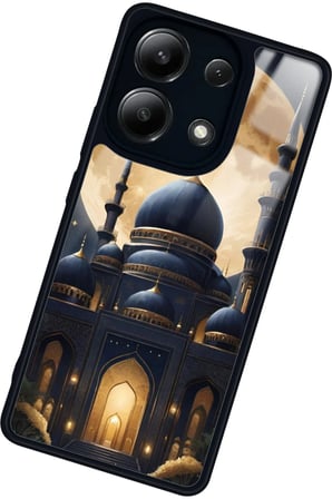 Xiaomi Redmi Note 13 Pro 4G Uyumlu Cami Tasarımlı Parlak Silikon Kılıf