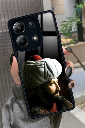 Xiaomi Redmi Note 13 Pro 4G Uyumlu Padişah Tasarımlı Parlak Silikon Kılıf