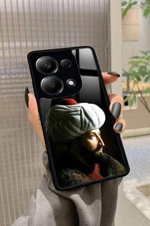 Xiaomi Redmi Note 13 Pro 4G Uyumlu Padişah Tasarımlı Parlak Silikon Kılıf