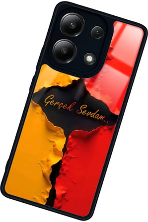Xiaomi Redmi Note 13 Pro 4G Uyumlu Gerçek Sevdam Yazılı Parlak Silikon Kılıf