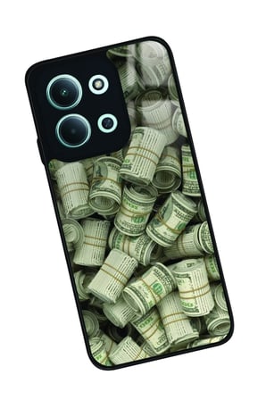 Xiaomi Redmi 15C Uyumlu Money Tasarımlı Parlak Silikon Kılıf