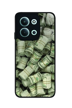 Xiaomi Redmi 15C Uyumlu Money Tasarımlı Parlak Silikon Kılıf