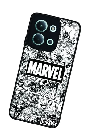 Xiaomi Redmi 15C Uyumlu Marvel Tasarımlı Parlak Silikon Kılıf