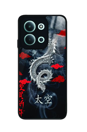 Xiaomi Redmi 15C Uyumlu Dragon Tasarımlı Parlak Silikon Kılıf