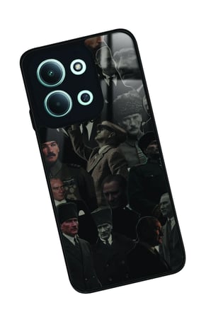 Xiaomi Redmi 15C Uyumlu Atatürk Poster Tasarımlı Parlak Silikon Kılıf