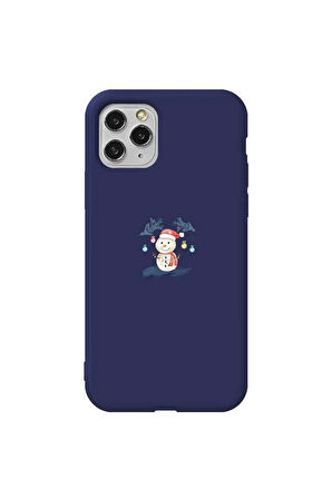 Iphone 11 Pro Max Uyumlu Lacivert Renkli Silikon Telefon Kilifi