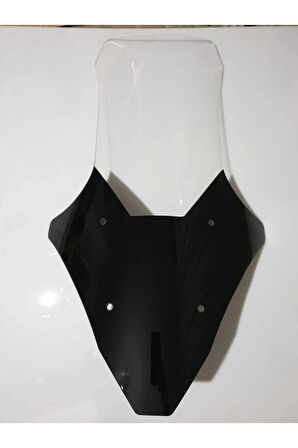 Yuki Xway 125 Siperlik Ön Cam 2023 2024 Model 78cm Şeffaf Renkli 4mm UZUN CAM