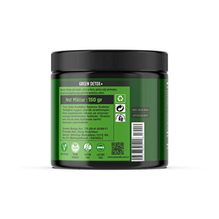 Zeus Nutrition Detox Tea 150 Gr