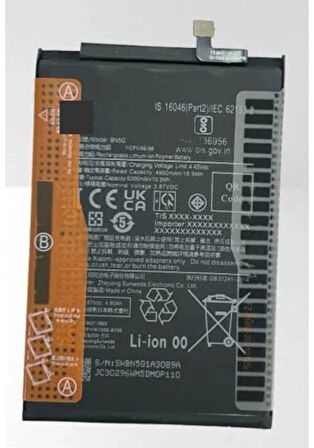 Xiaomi Uyumlu Redmi 10c Bn5g Batarya