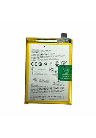  Oppo Uyumlu Reno 4 Blp791 Batarya