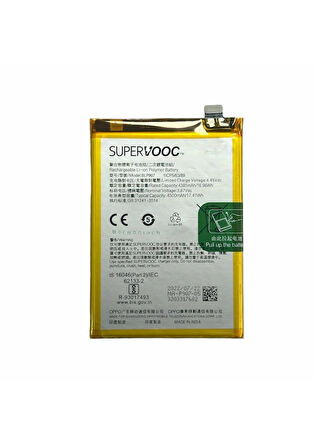 Oppo Uyumlu Reno 8 Blp907 Batarya 