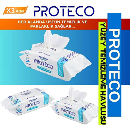 Preteco Yüzey Temizleme Havlusu 3 Adet