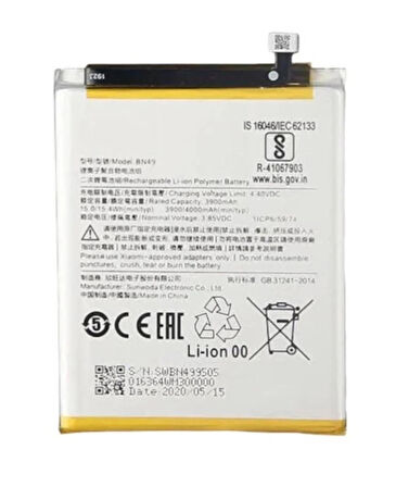 Xiaomi Uyumlu Redmi 7a Bn49 Batarya