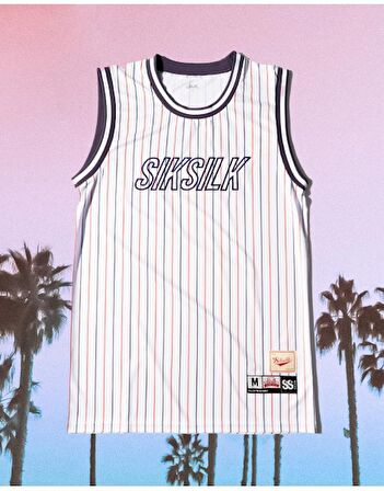 Siksilk Fileli Erkek Basketball Forma Atlet TB9397BY