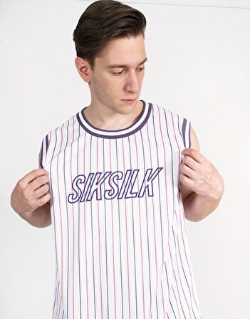 Siksilk Fileli Erkek Basketball Forma Atlet TB9397BY