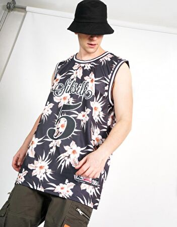 Siksilk Fileli Erkek Basketball Forma Atlet TB9398SY