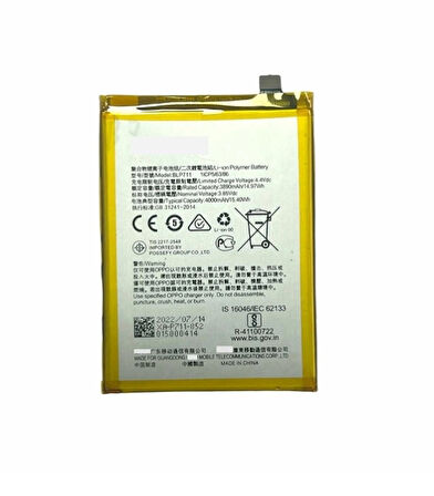 Oppo Uyumlu Realme C2 Blp721 Batarya