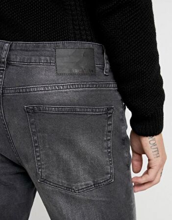 Yama Detaylı Erkek Denim Pantolon PL1322SY