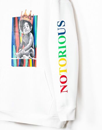 Notorious Oversize Erkek Kapşonlu Hoodie PG1069EK