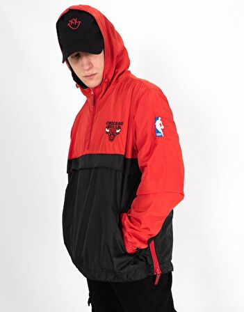 Chicago Bulls Half Zip Erkek Ceket Yağmurluk PG1085KZ